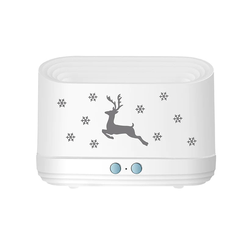 Reindeer Flame Humidifier Diffuser Lamp