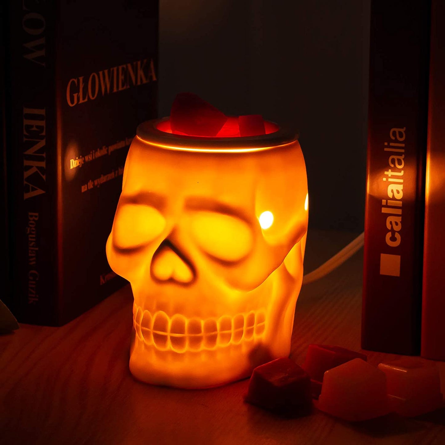 Ceramic Skull Scentsy Electric Wax Warmer