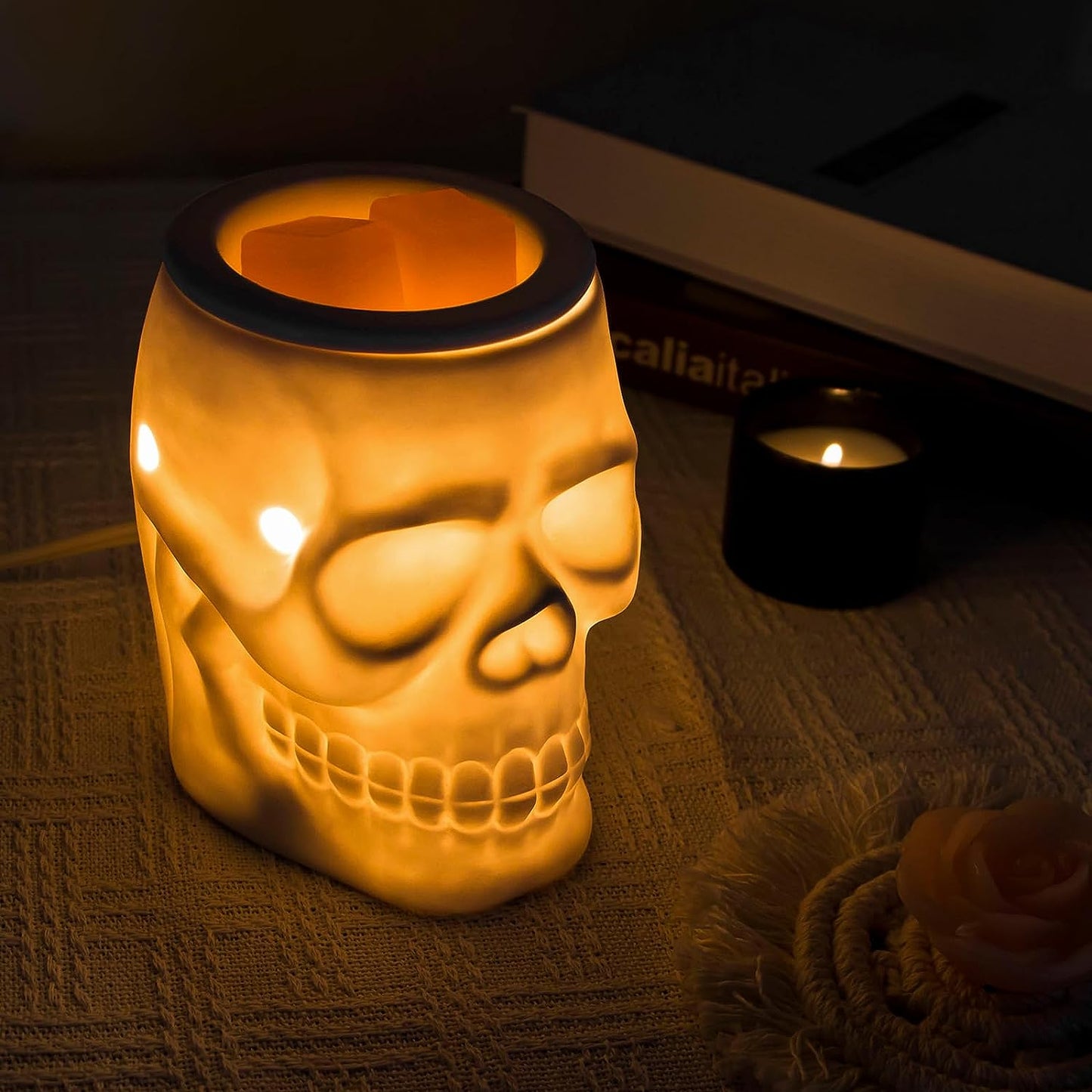 Ceramic Skull Scentsy Electric Wax Warmer