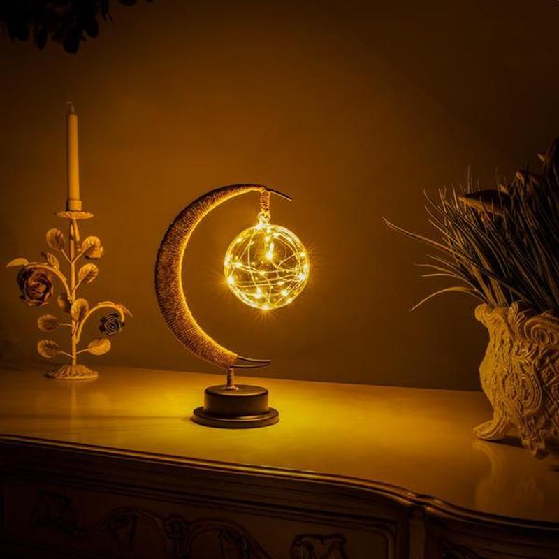 Enchanted LED  Crescent Moon Lamp 