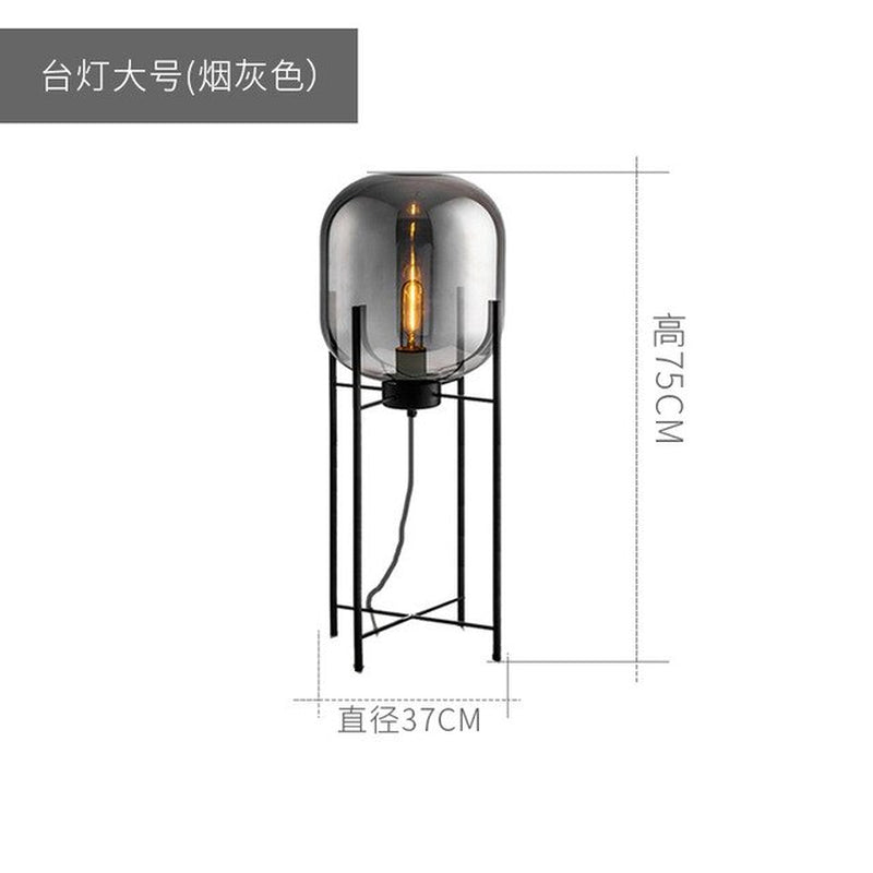 Modern Industrial Glass Globe Lamp 