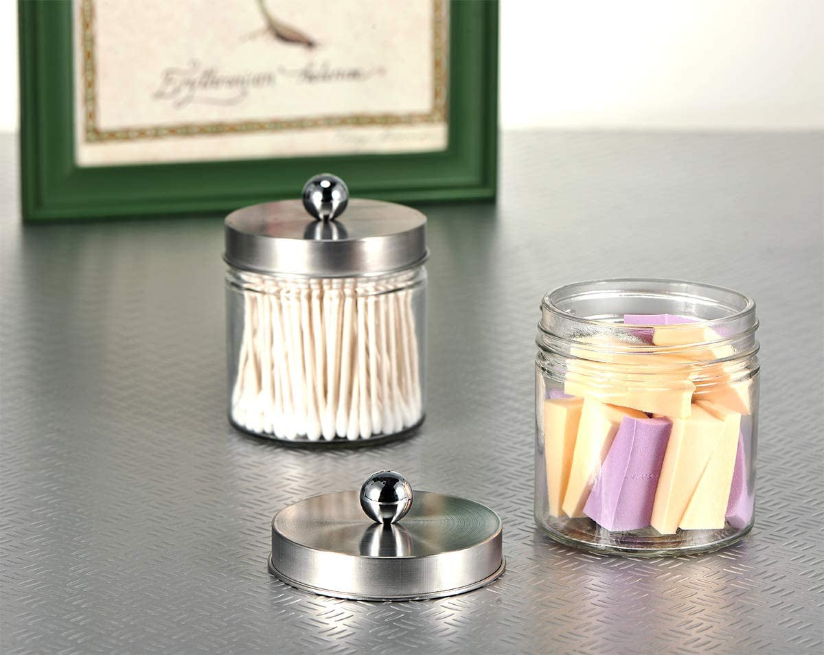 Bathroom Glass Storage Apothecary Jar