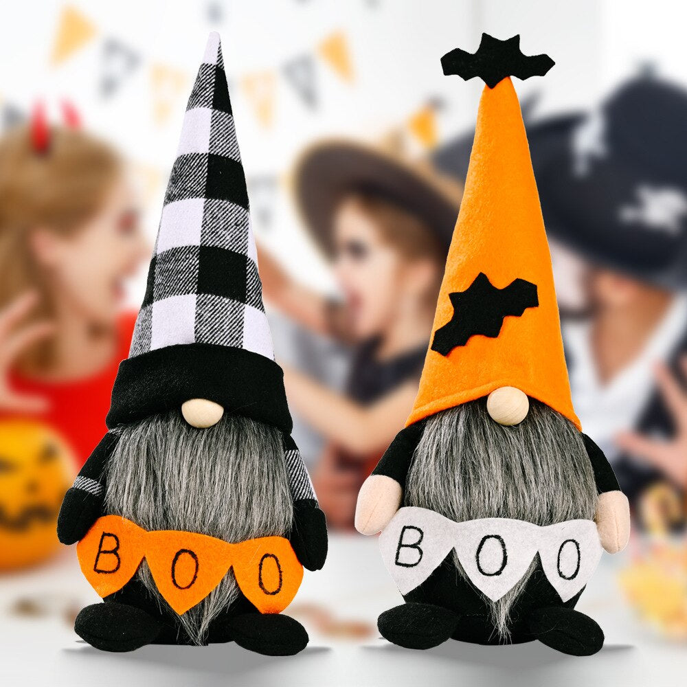 "Boo" Halloween Gnome