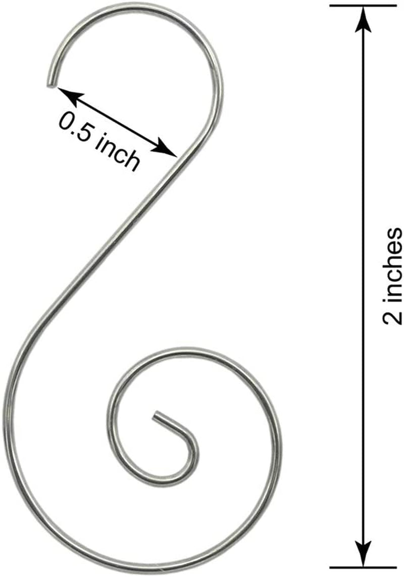 Christmas Ornaments Hooks - 120 / Silver