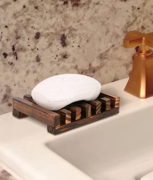 Natural Wooden Soap Dish 