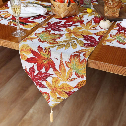 Maple Leaves Table Runner