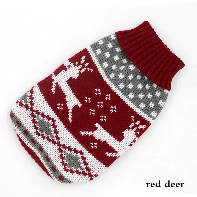 Paw-liday Cheer Knitted Holiday Small Breed Dog Sweaters 