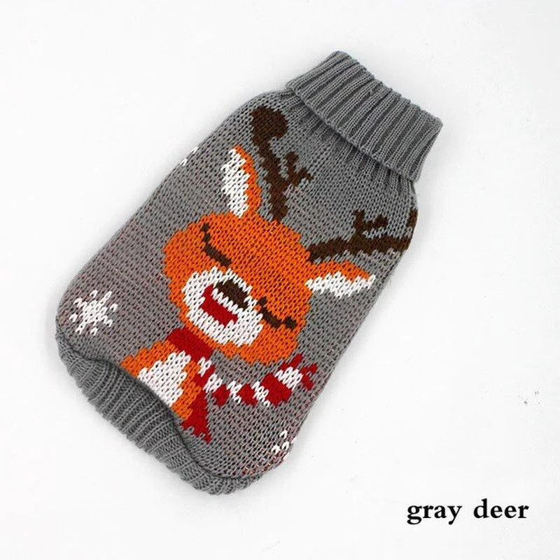 Paw-liday Cheer Knitted Holiday Small Breed Dog Sweaters 