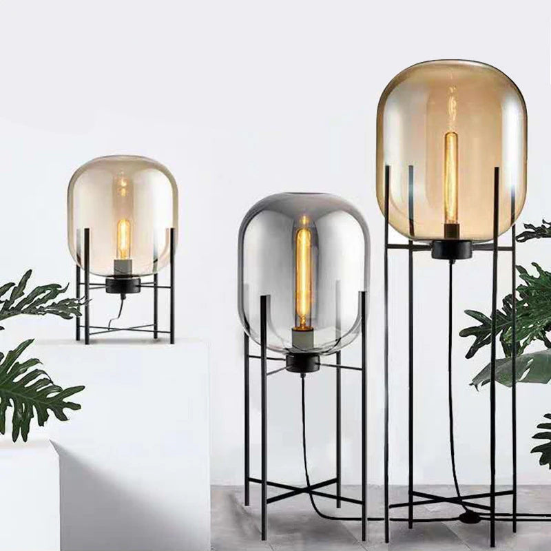 Modern Industrial Glass Globe Lamp 