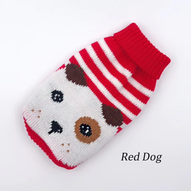 Paw-liday Cheer Knitted Holiday Small Breed Dog Sweaters 