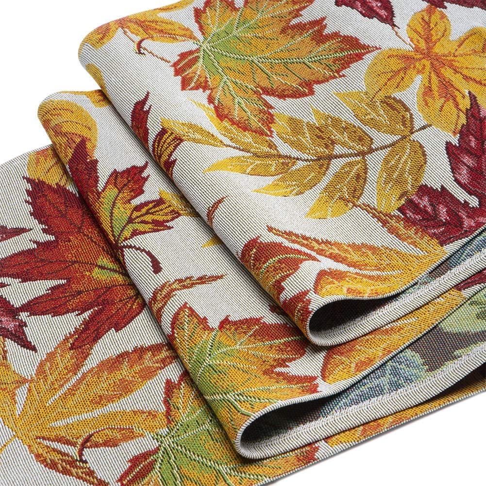 Maple Leaves Table Runner