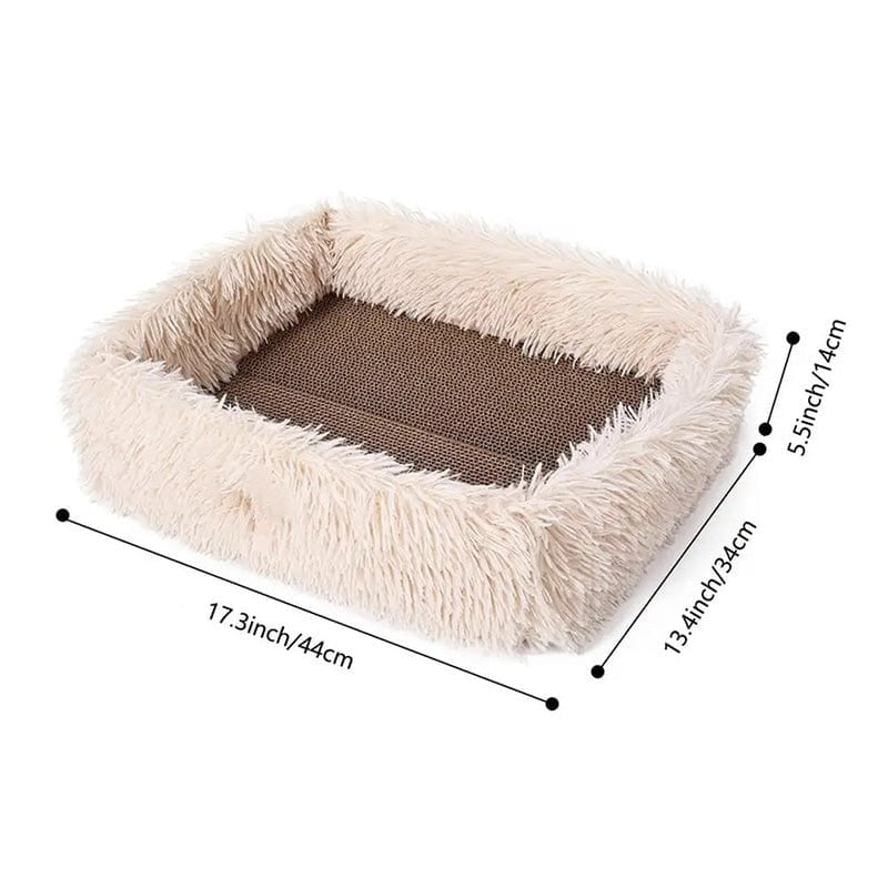 2-In-1 Cat Scratcher Bed