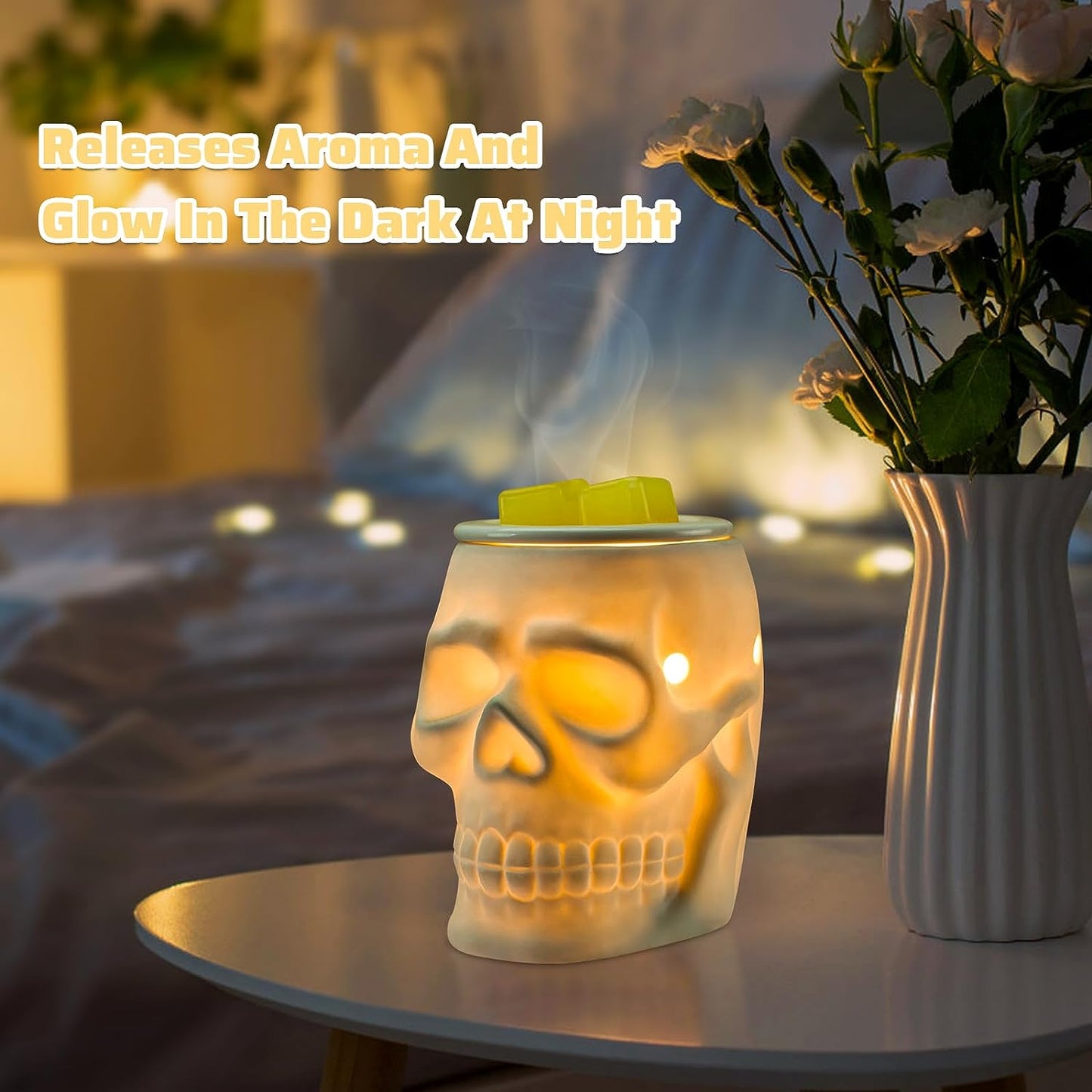 Ceramic Skull Scentsy Electric Wax Warmer