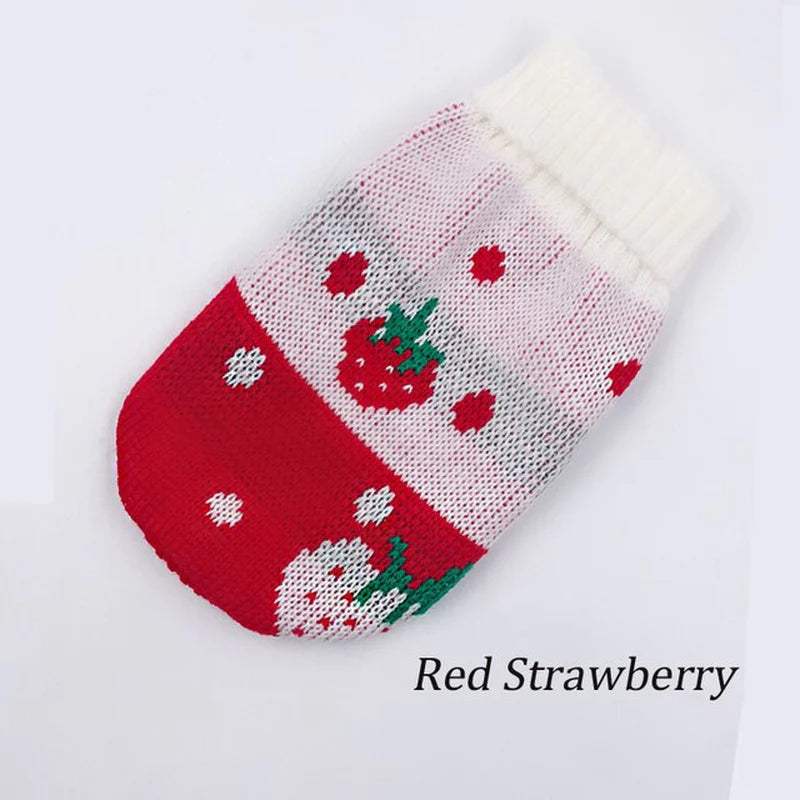 Paw-liday Cheer Knitted Holiday Small Breed Dog Sweaters 