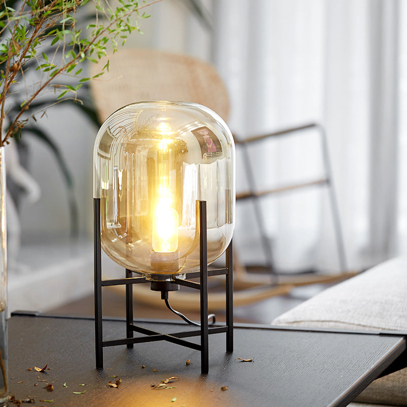 Modern Industrial Glass Globe Lamp 