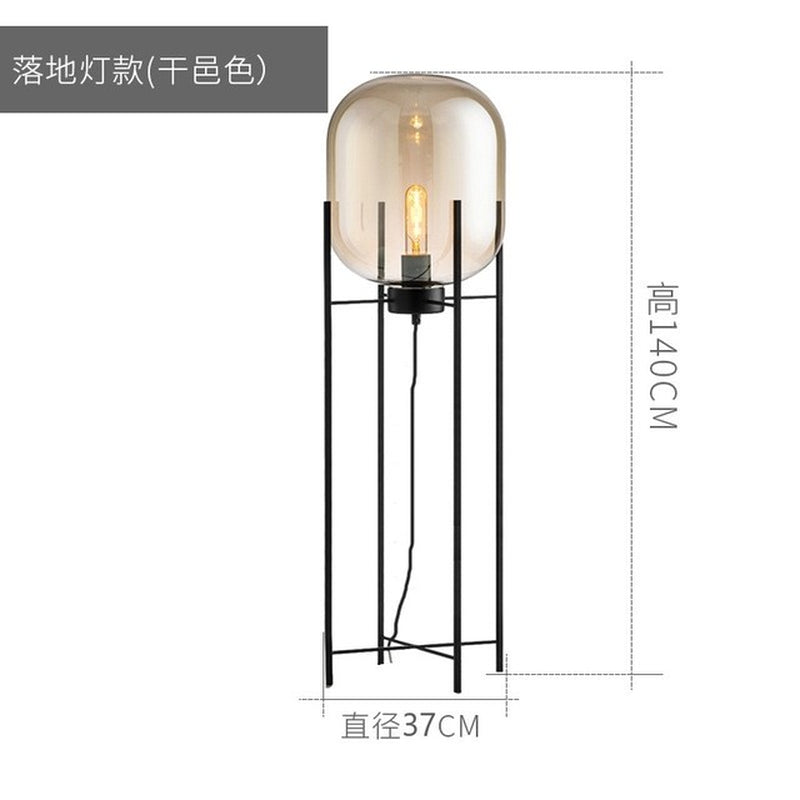 Modern Industrial Glass Globe Lamp 