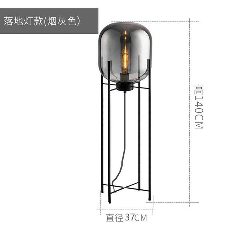 Modern Industrial Glass Globe Lamp 